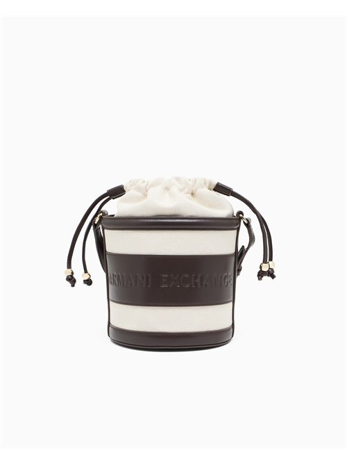 Borsa a secchiello con logo sagomato ARMANI EXCHANGE | XW002183AF22635/M6262